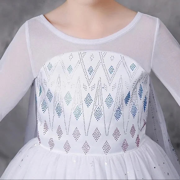 Luxury Frozen Elsa Sparkly Costume Dress 5018 - Picture 6 of 8